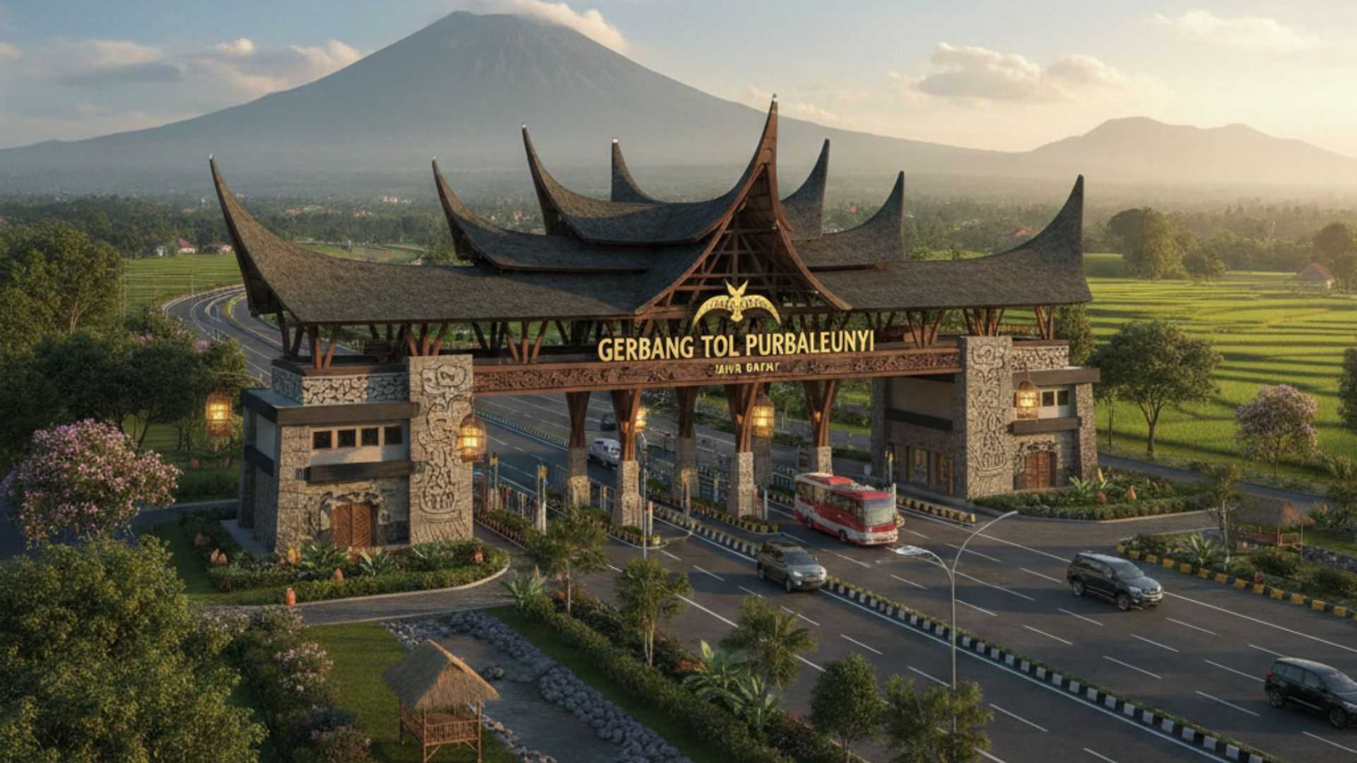 Gerbang Tol Jawa Barat Akan "Nyunda", Sentuhan Budaya Lokal Diterapkan Mulai 2027